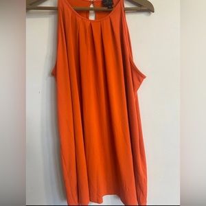 Women’s XL- Worthington Light weight dress. Orange/Coral great material.